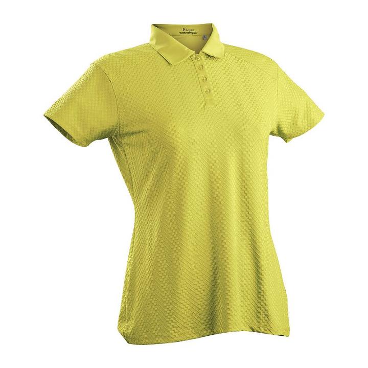 Plus Size Nancy Lopez Grace Short Sleeve Golf Polo, Women's, Size: 2xl, Yellow