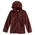 Boys 4-7 Columbia Zip-up Fleece Hoodie, Size: 4-5, Light Pink