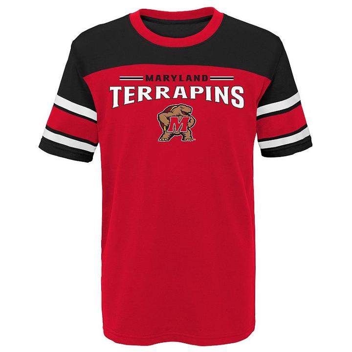 Boys 4-7 Maryland Terrapins Loyalty Tee, Size: M 5-6, Red
