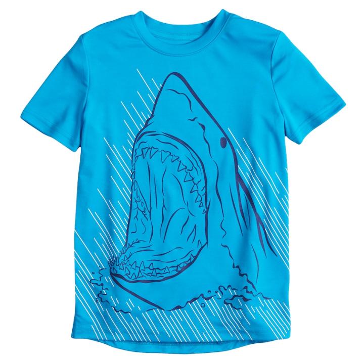 Boys 4-10 Jumping Beans&reg; Hi-low Vented Tee, Size: 7x, Brt Blue