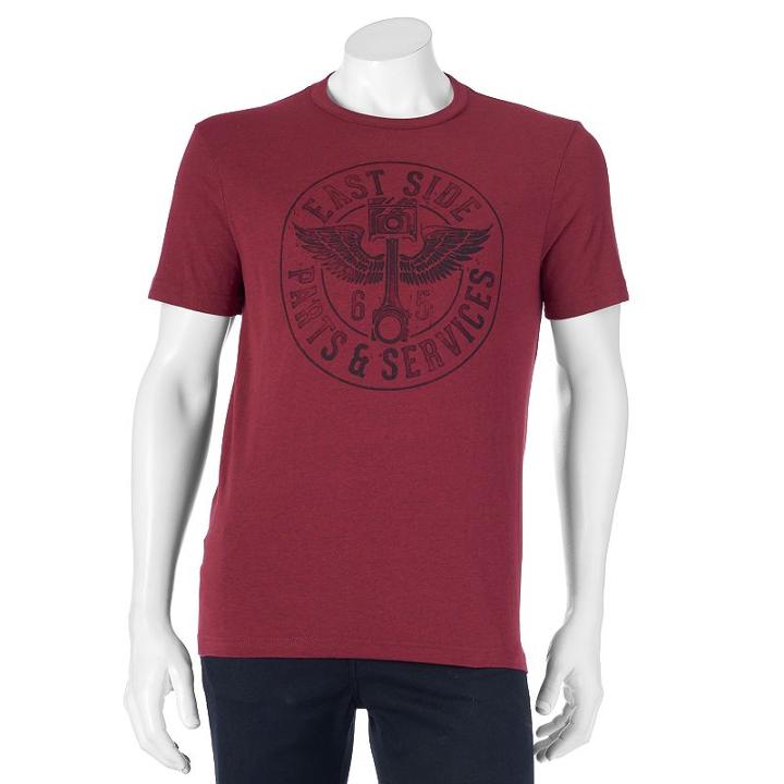 Men's Sonoma Goods For Life&trade; East Side Parts & Service Tee, Size: Large, Red Other