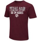 Men's Campus Heritage Texas A & M Aggies Camo Wordmark Tee, Size: Large, Dark Red