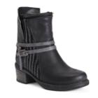 Muk Luks Nina Women's Ankle Boots, Size: 6, Black