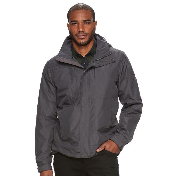 Men's Zeroxposur Hardshell Rain Jacket, Size: Xl, Med Blue