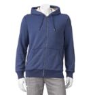 Men's Sonoma Goods For Life&trade; Sherpa Fleece Hoodie, Size: Small, Dark Blue