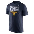 Men's Nike West Virginia Mountaineers Local Verbiage Tee, Size: Large, Blue (navy)