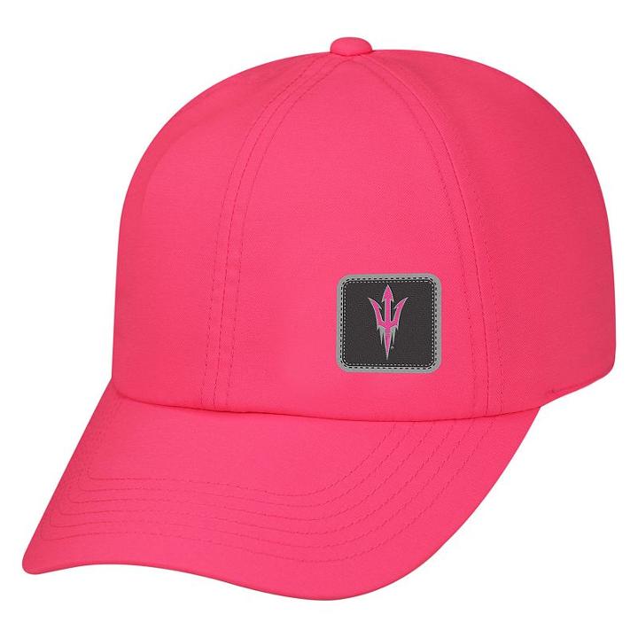 Adult Top Of The World Arizona State Sun Devils Duplex Uv Pro Adjustable Cap, Men's, Med Pink