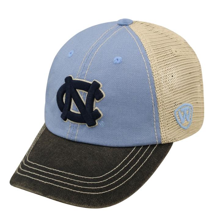 Adult Top Of The World North Carolina Tar Heels Offroad Cap, Men's, Light Blue