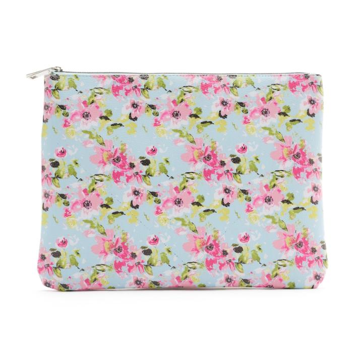 Floral Pouch, Women's, Turquoise/blue (turq/aqua)