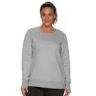 Plus Size Tek Gear&reg; Fleece Sweatshirt, Women's, Size: 3xl, Med Grey
