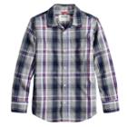 Boys 8-20 & Husky Urban Pipeline&reg; Plaid Button-down Shirt, Size: Medium, Med Grey