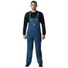 Big & Tall Liberty Stonewashed Denim Bib Overall, Men's, Size: 56x30, Red Overfl