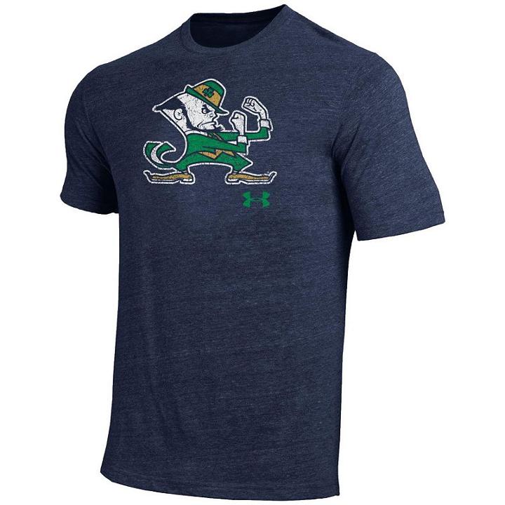 Men's Under Armour Notre Dame Fighting Irish Triblend Tee, Size: Small, Ovrfl Oth