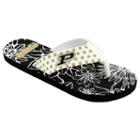 Women's College Edition Purdue Boilermakers Floral Polka-dot Flip-flops, Size: Xl, White