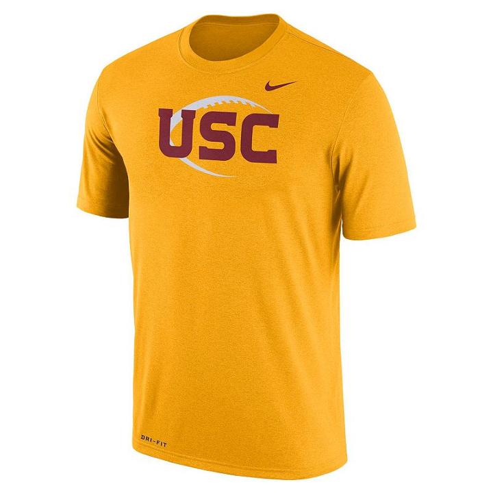 Men's Nike Usc Trojans Legend Icon Dri-fit Tee, Size: Small, Gold