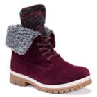 Muk Luks Megan Women's Water Resistant Winter Boots, Size: 7, Dark Red