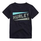 Toddler Boy Hurley Stadium Lines Graphic Tee, Size: 3t, Blue (navy)