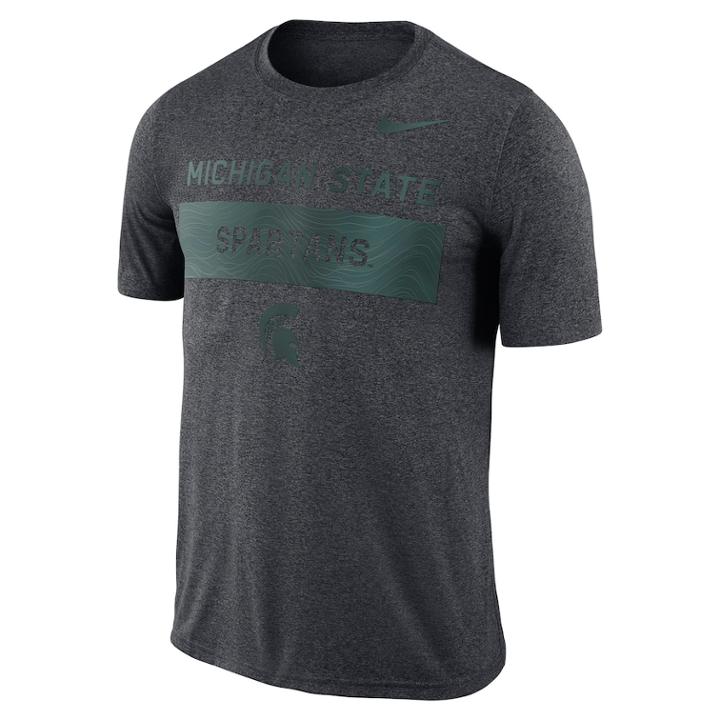 Men's Nike Michigan State Spartans Banner Legend Tee, Size: Xl, Char