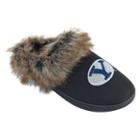 Women's Byu Cougars Scuff Slippers, Size: Xl, Black