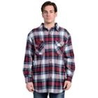 Men's Stanley Plaid Fleece-lined Flannel Shirt Jacket, Size: Xl, Red Other