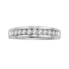 Cherish Always 14k White Gold 3/8-ct. T.w. Certified Round-cut Diamond Wedding Ring, Women's, Size: 7