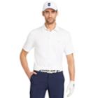 Men's Izod Swingflex Classic-fit Feeder-striped Stretch Performance Golf Polo, Size: Medium, White