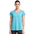 Women's Jockey Sport Resolution V-neck Tee, Size: Xl, Turquoise/blue (turq/aqua)