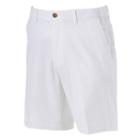 Men's Croft & Barrow&reg; True Comfort Classic-fit Stretch Flat Front Shorts, Size: 31, White