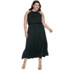 Plus Size Apt. 9&reg; Strappy Blouson Maxi Dress, Women's, Size: 2xl, Black