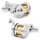 Fishing Reel Cuff Links, Men's, Multicolor