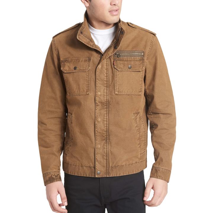 Big & Tall Levi's Trucker Jacket, Men's, Size: 4xb, Med Brown