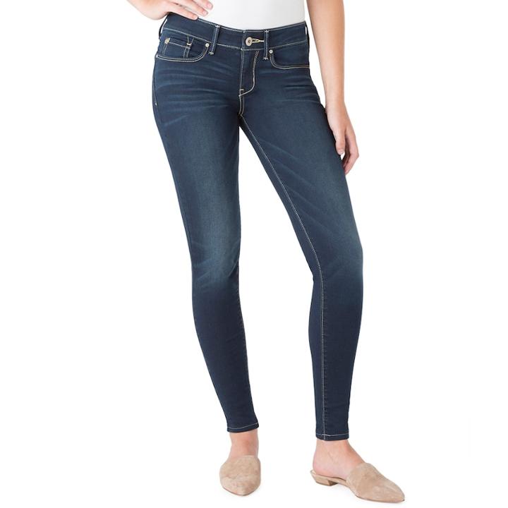 Juniors' Denizen From Levi's Low-rise Jegging Jeans, Teens, Size: 1, Dark Blue