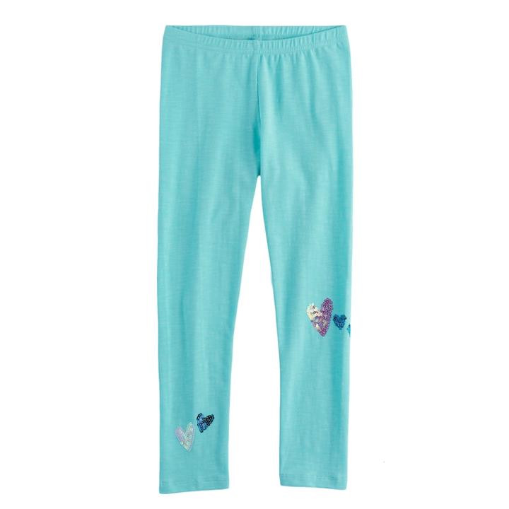 Girls 4-12 Sonoma Goods For Life&trade; Embellished Leggings, Size: 6x, Brt Blue