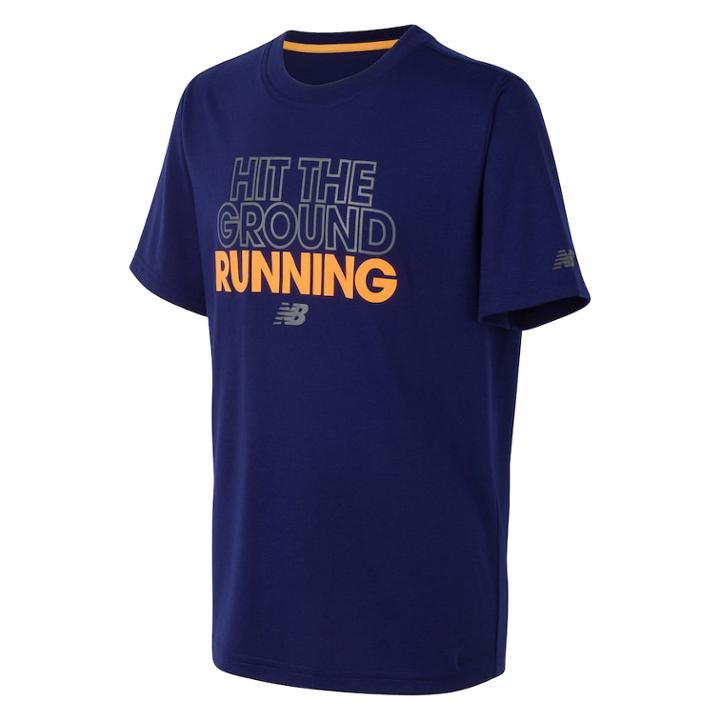 Boys 8-20 New Balance Graphic Tee, Size: 14-16, Dark Blue