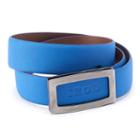 Men's Izod Cutout Logo Plaque Golf Belt, Size: 44, Blue