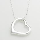 So Silver-tone Heart Pendant, Women's, Grey