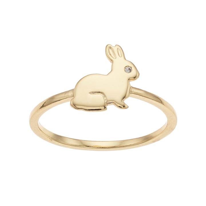 Lc Lauren Conrad Rabbit Ring, Women's, Gold