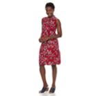 Women's Croft & Barrow&reg; Print Shirt Dress, Size: Xxl, Med Red