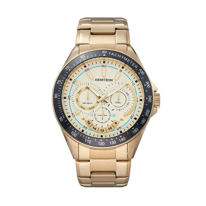 Armitron Men's Stainless Steel Watch - 20/5197chgp, Yellow