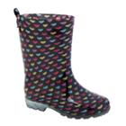 Girls Printed Rain Boots, Girl's, Size: 10/11, Oxford