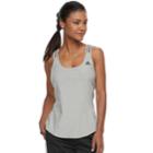 Women's Adidas Performer 3-stripes Tank, Size: Small, Med Grey