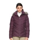 Women's Columbia Icy Heights Hooded Down Puffer Jacket, Size: Large, Purple