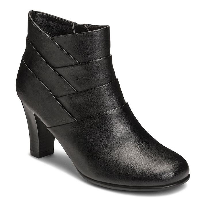 A2 By Aerosoles Best Role Women's Ankle Boots, Size: 6.5 Wide, Black