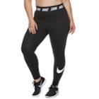 Plus Size Nike High-waisted Comfort Leggings, Women's, Size: 3xl, Grey (charcoal)