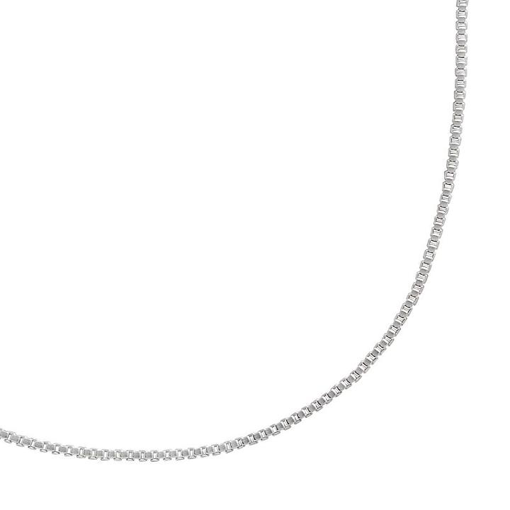 Sterling Silver Box Chain Necklace - 20-in, Women's, Size: 20, Grey