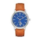 U.s. Polo Assn. Men's Leather Watch - Usc50480kl, Size: Large, Brown
