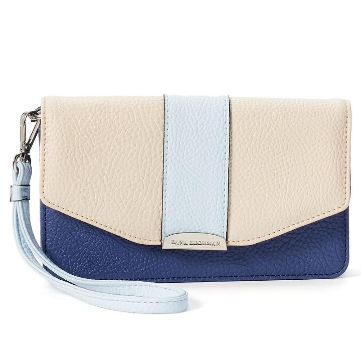 Dana Buchman Shirley Wristlet, Women's, Blue (navy)