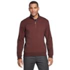 Men's Van Heusen Flex Fleece Quarter-zip Top, Size: Medium, Med Red