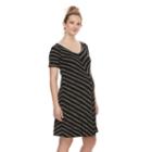 Maternity A:glow Swing T-shirt Dress, Women's, Size: Xs-mat, Black