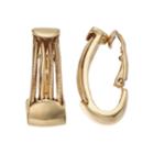 Dana Buchman Chain Clip-on U-hoop Earrings, Women's, Gold